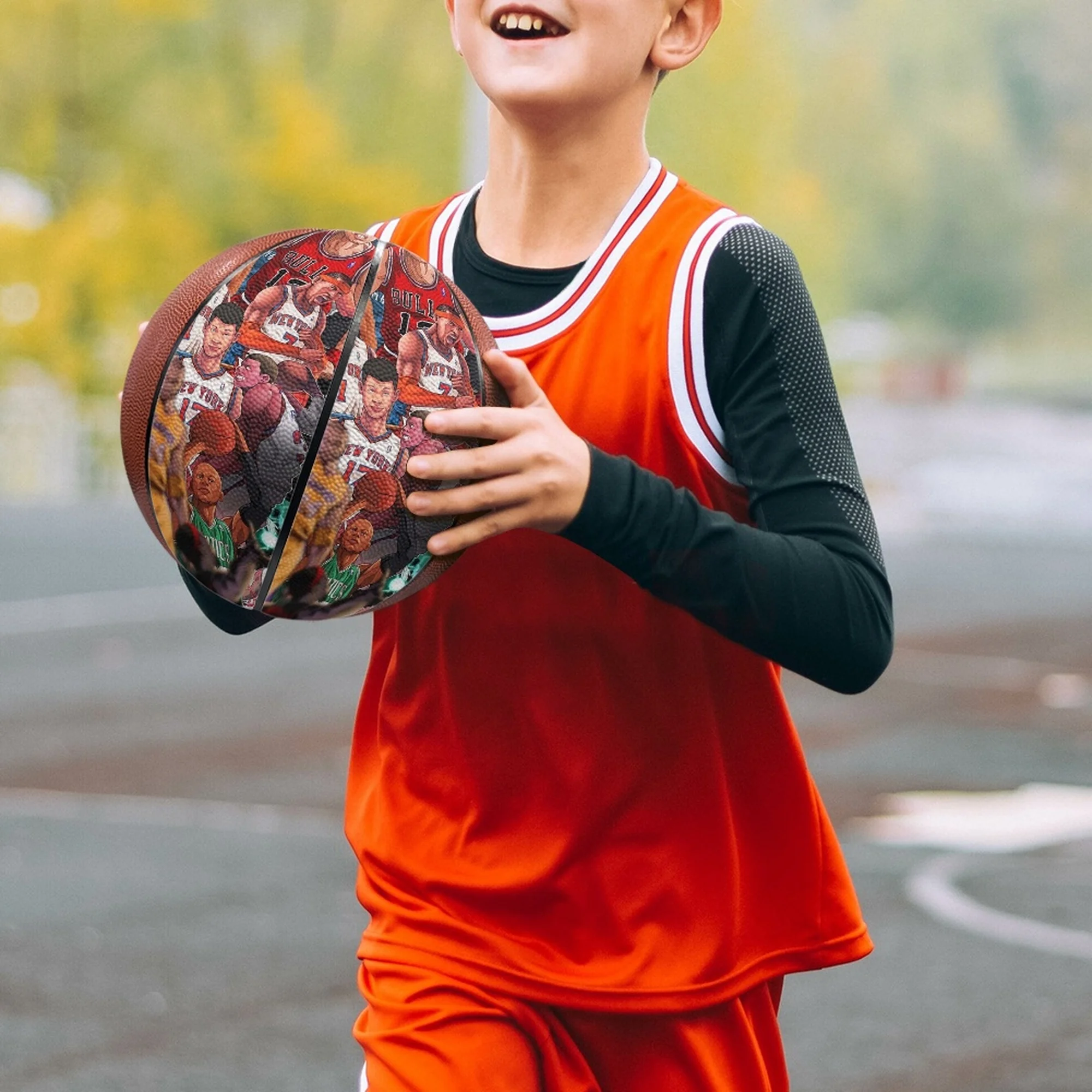屋外および屋内トレーニングバスケットボール,耐摩耗性,伸縮性,強くて丈夫,専用,10代のスポーツ,ファン,新品