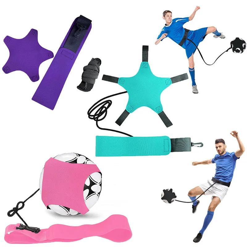 Football Training Belt Soccer Ball Kicking Belt Adult Kids Soccer Juggling Bag Football Trainer Mat Football Training Equipment