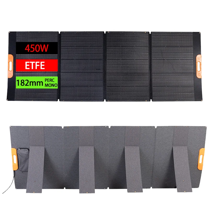 Solar Portable 450W Solar Folding Bags Mini Foldable Solar Panels Camping Sustainable Energy Panel Charge Power Station