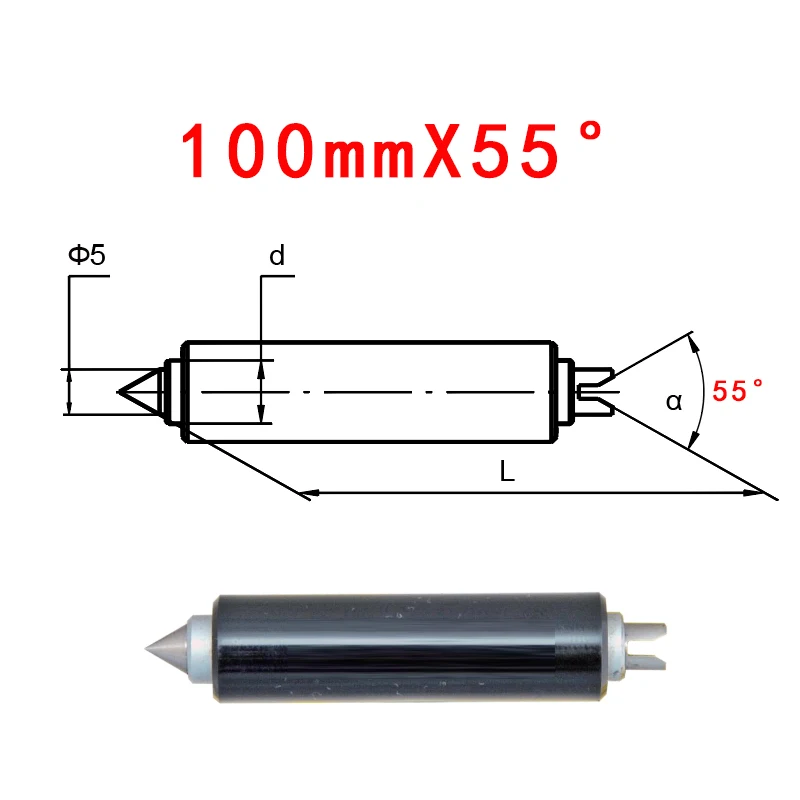 10 paar digitale schroefdraadmicrometers F0200 inch maat meetkop 60 ° 55 °   Geproefd 25 50 75 100 125 200 175