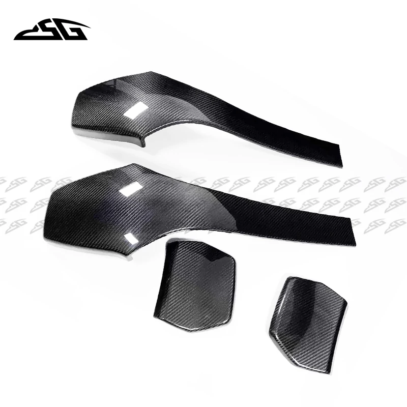 Carbon Fiber Seat Back For BMW F80 M3 F82 F83 M4 F87 M2 M2C Sedan Coupe Convertible 2014 - 2019 Car Inner Seat Back Covers Trims