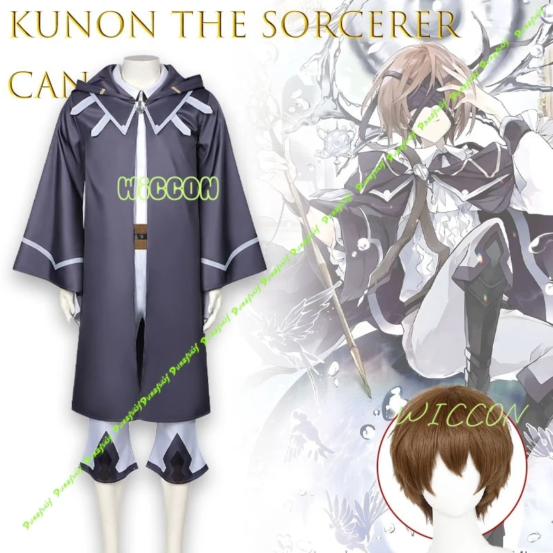 

Anime Kunon The Sorcerer Cosplay Full Set Wig Included Character Outfit For Cos Con Stage Show Party Event Dress Up