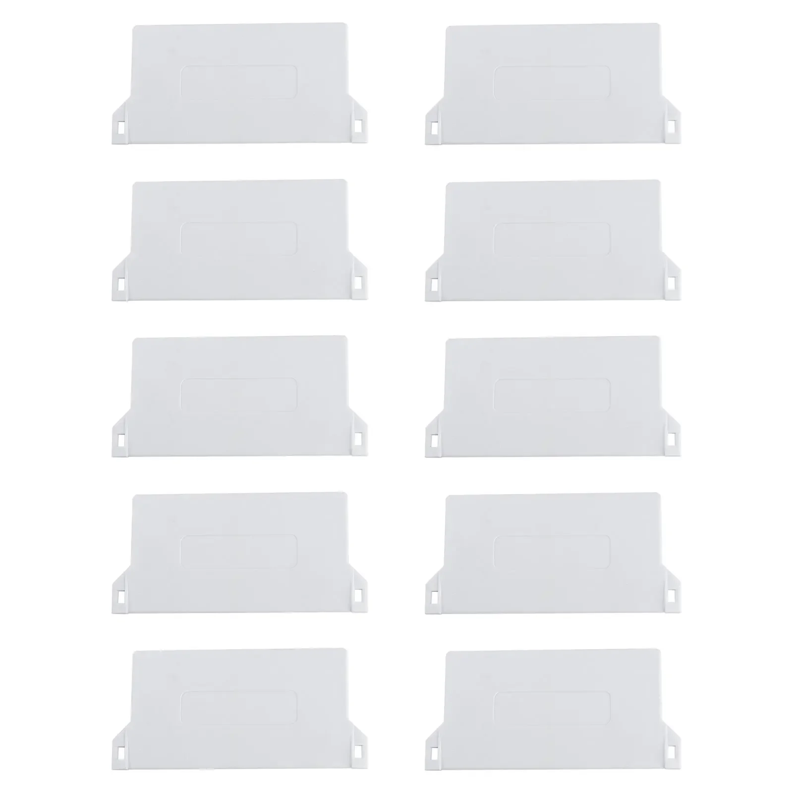 

10PCS Plastic Bottom Plate For Vertical Blind Weights Slats Blind Fittings Roller Curtain Base Plate Louver Curtain Accessories