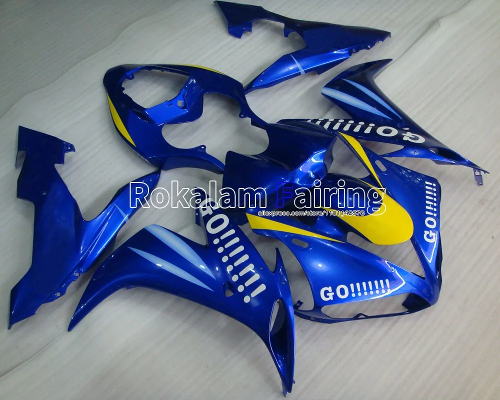 

Комплект обтекателя мотоцикла «Само синий» для Yamaha YZF R1 2004 2005 2006 YZF1000 R1 YZF-R1 Go!!! обруч (литье под давлением)