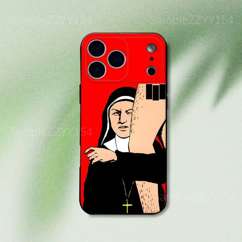 حافظة هاتف My War بعلم أسود لهاتف iPhone 17,16,15,14,13,12,Pro,Max,Plus,E,SE4,Air,Mini Black Soft Funda