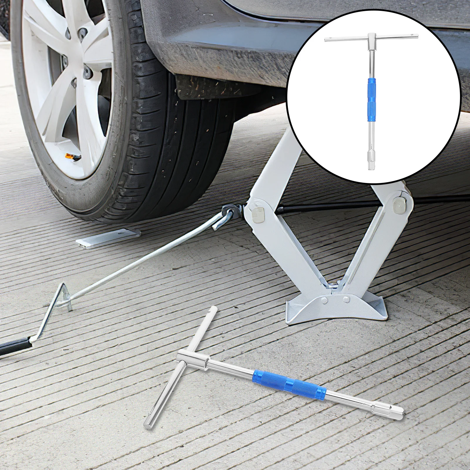 

T-Handle Ratchet Hex Key Wrench Metal Socket Tool for Car Motorcycle Electric Vehicle Repairs T Handle Ratchet