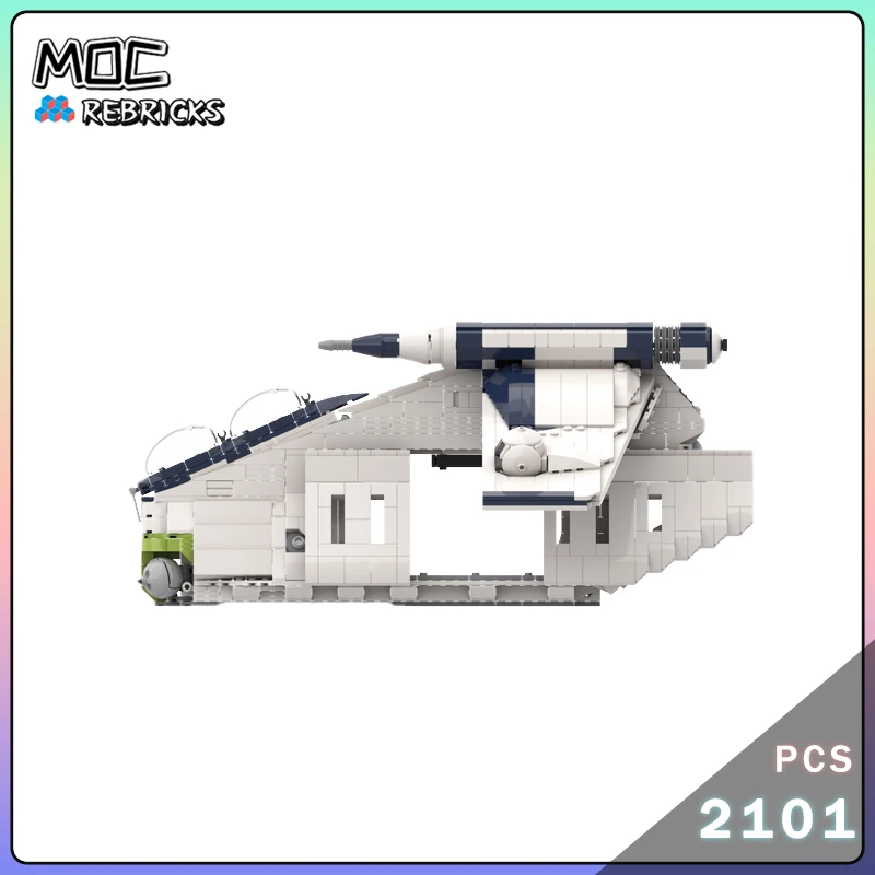 MOC-173810 War Gun-ships Building Blocks Popular Movies Spaceship Model Small Particles Bricks Children Toy Sets Xmas Gifts