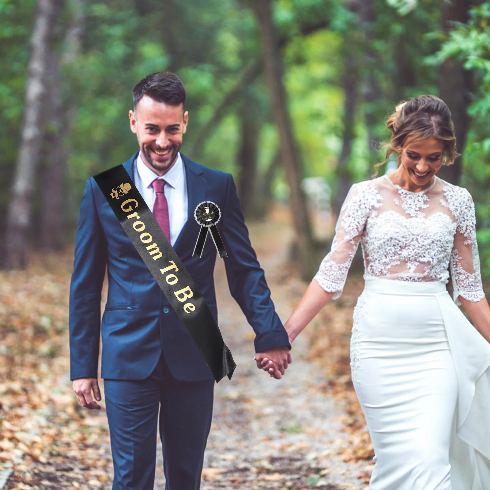 

2 set Groom To Be Sashes Satin Sash For Engagement Party Future Groom Etiquette Belt Wedding Accessories Mens Sashes Set Party