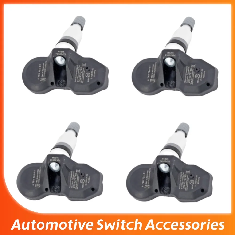 4PCS 36236798726 TPMS Sensor Tire Pressure Sensor For BMW E90 E60 E63 E65 F01 E83 E70 E71 3-Ser 5-Series X3 X5 X6 7-Serie