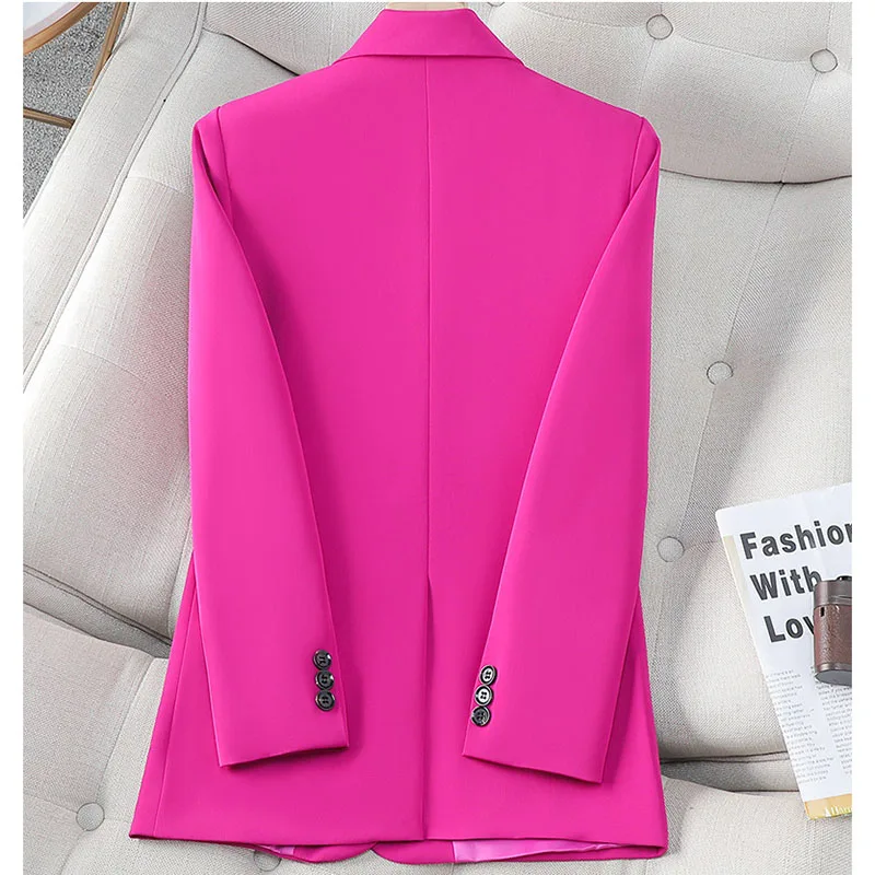 Nueva moda mujer chaqueta Formal señoras Oficina negocios Ropa de Trabajo chaqueta abrigo primavera otoño chaqueta de manga larga prendas de vestir exteriores femeninas