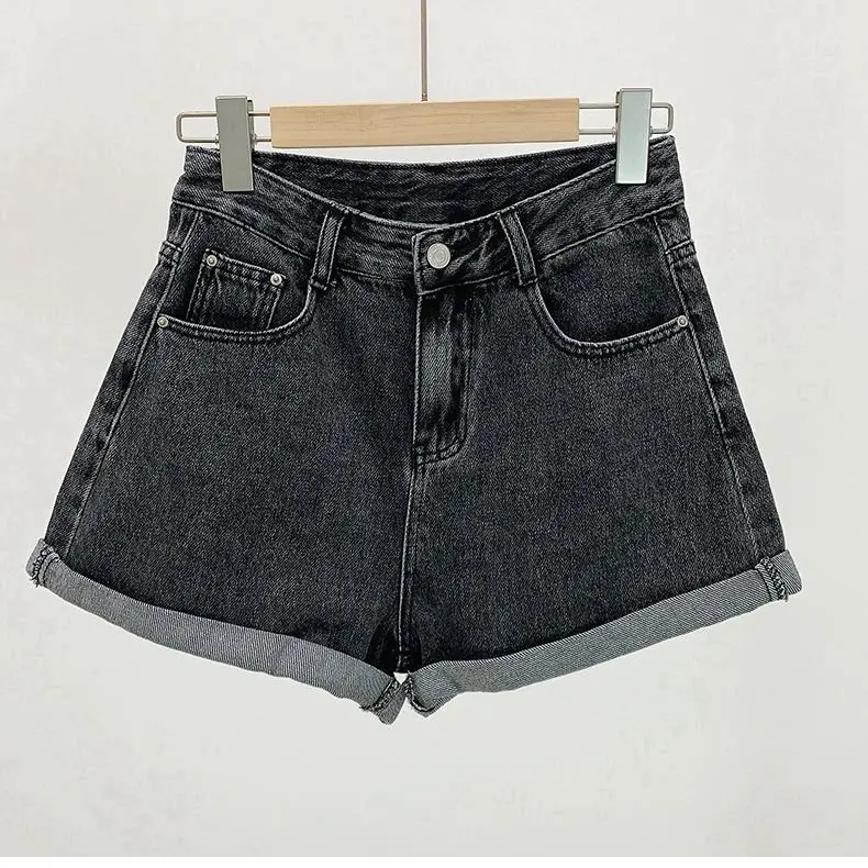 Shorts Women Denim Vintage Summer Basic Simple All-match Hot Sale High Waist Leisure Ladies Streetwear Chic Classic