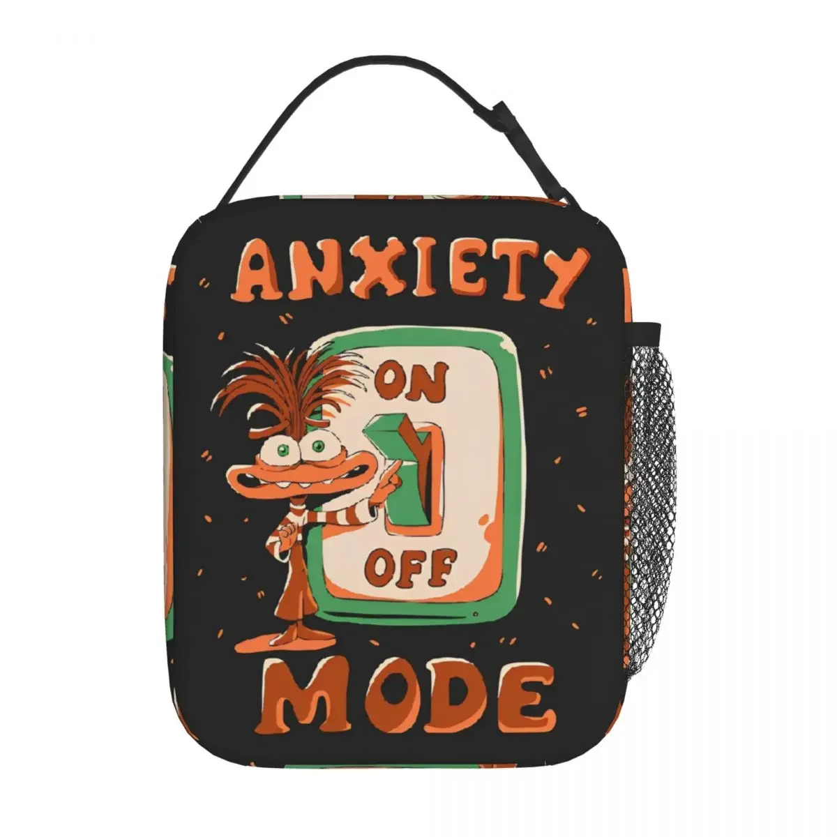 Lunch Boxes Anxiety Mode Inside Out 2 Merch Movie Cartoon Lunch Container INS Trendy Thermal Cooler Bento Box For Travel