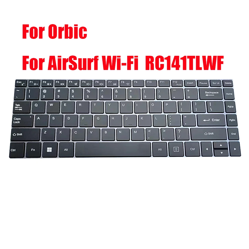 

Laptop Keyboard For Orbic For AirSurf Wi-Fi RC141TLWF English US Black With Backlit New