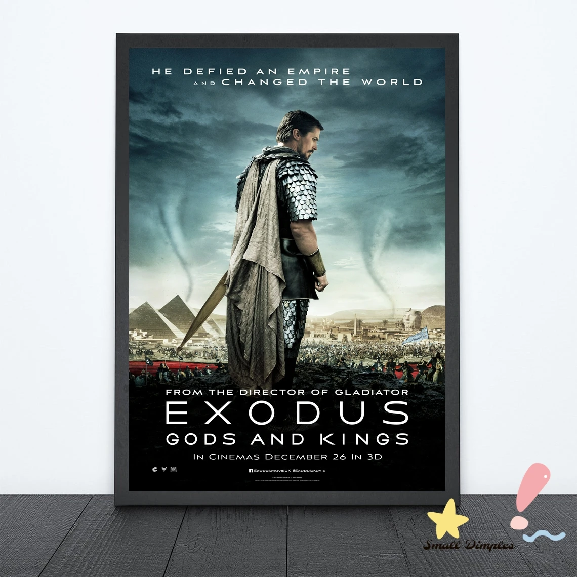 Exodus Gods And Kings Movie Poster Canvas Art Print Home Decoration Wall Painting ( No Frame )