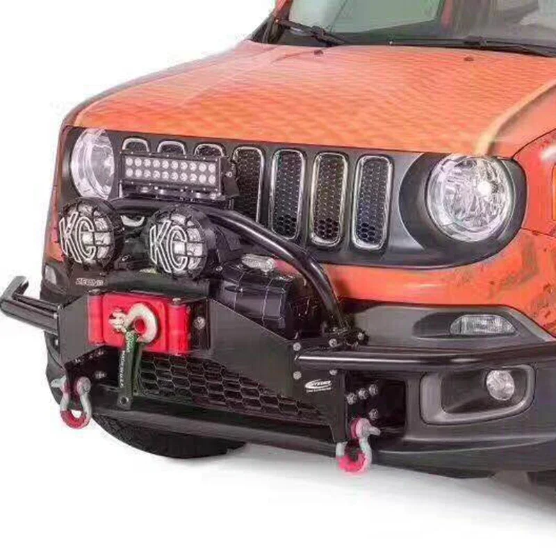 Offroad auto Steel Front Bumper Bull Bar for Jeep Renegade 2016+ maiker car Accessories