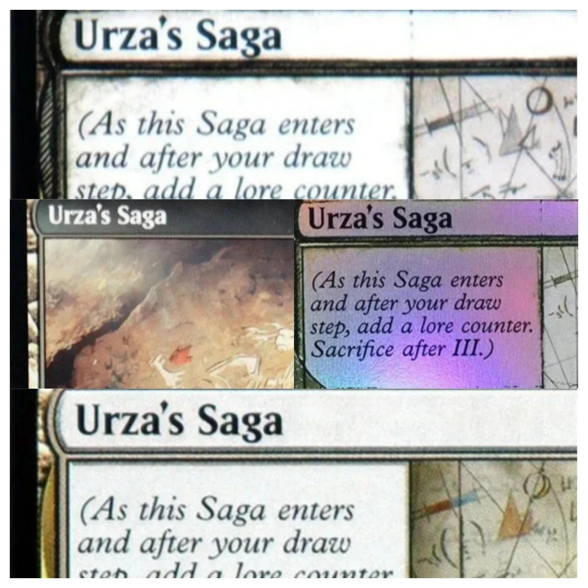 

"Urza's Saga " Holo/Foil TCG Magical Proxy Cards High - Top Quality Board Trading game Cards Proxy