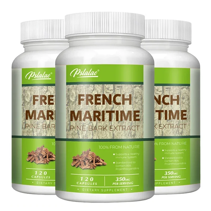 

French Maritime Pine Bark - Relieves Anxiety, Anti-aging, Promotes Blood Circulation Supplement