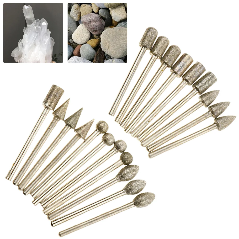 

Hand Tool Grinding Head Home 45mm Ball Shape Easy To Use Emery Reliable Silver Steel 20pcs/Set 3×6mm Brand New