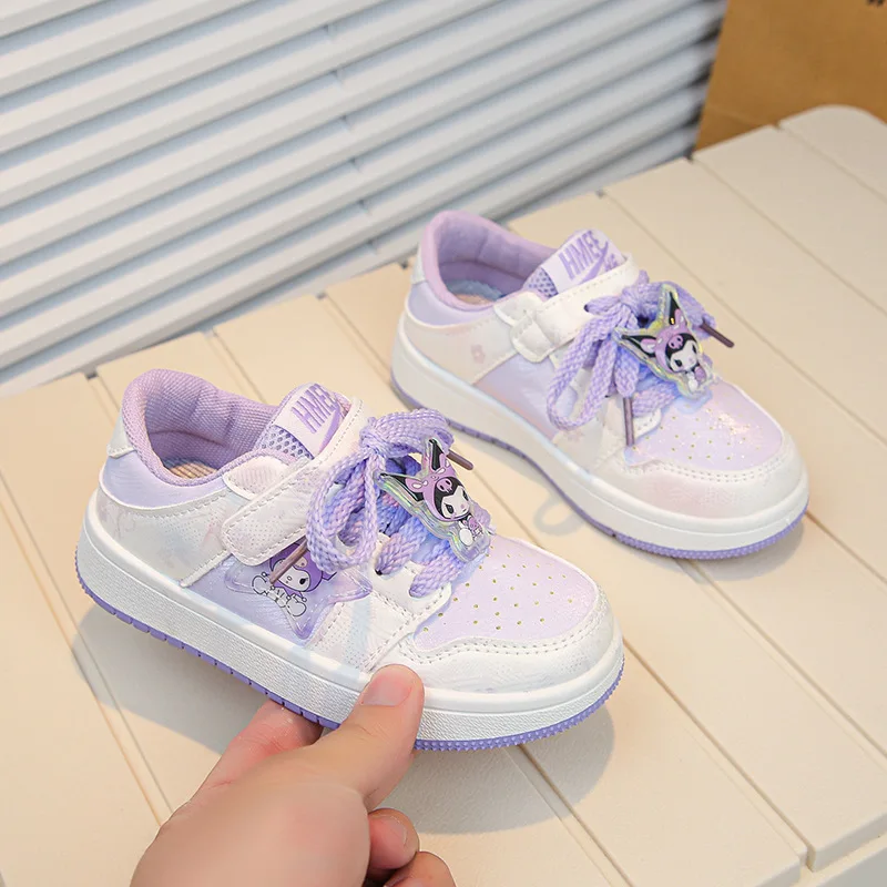 Sanrio White Casual Shoes For Baby Boy Girl Brand Children Sneaker Summer Kids Shoes Toddler Walking Shoes Size 26-37