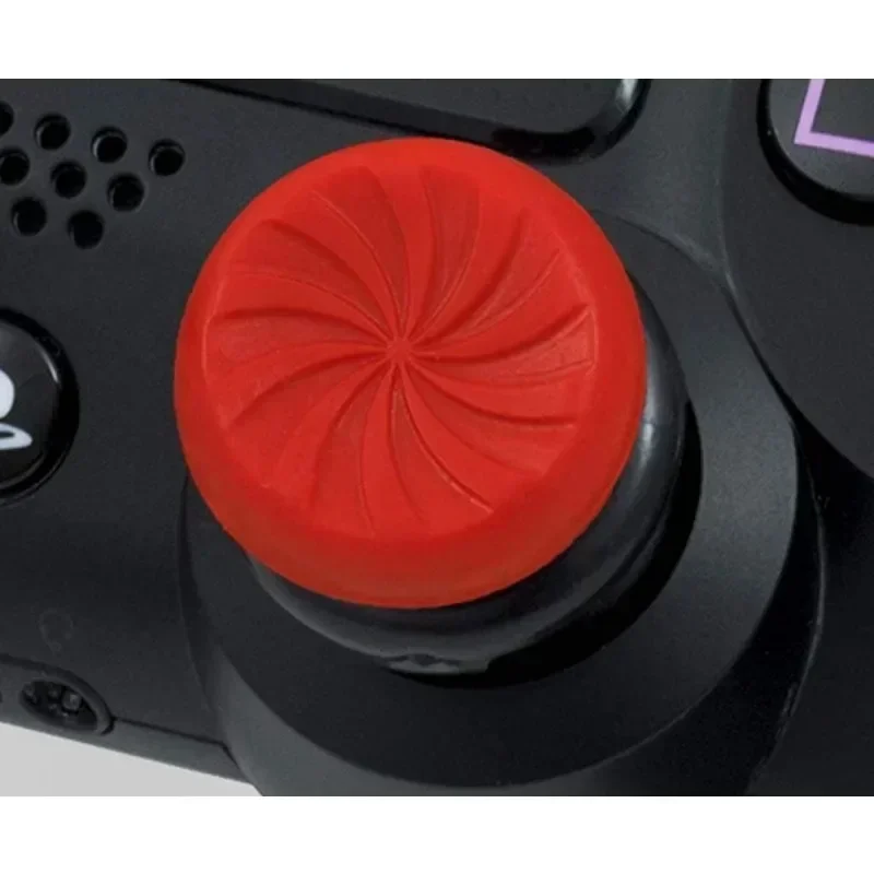 KontrolFreek FPS Freek Inferno for Playstation 4 PS4 and PlayStation 5 PS5 | Performance Thumbsticks | 2 High-Rise Concave | Red