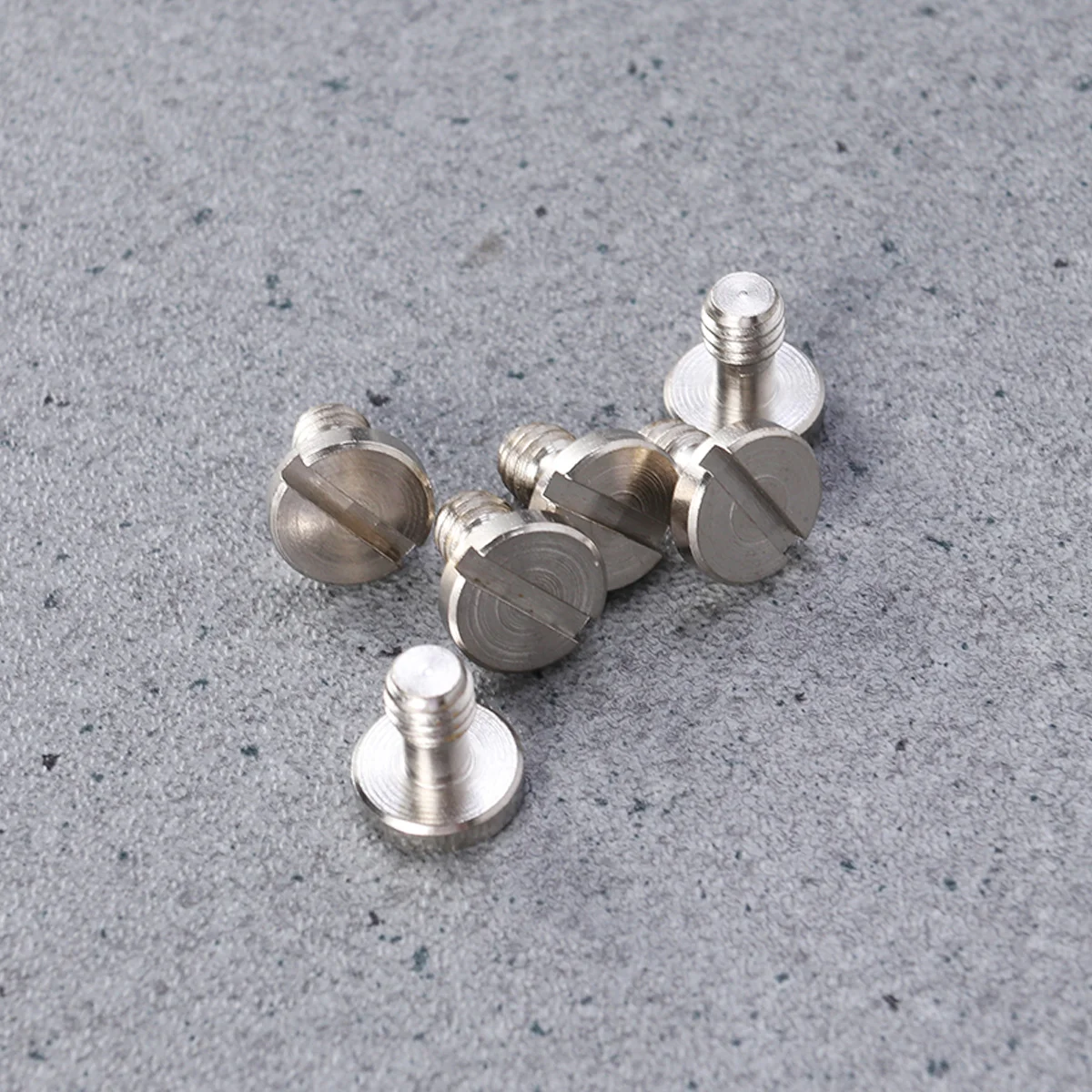 6 Pcs Sealant Screw Mount Screws for Tripod 1/4 - 20 Thumb Self Tapping Monopod Plate Camera Stainless Steel Tuner