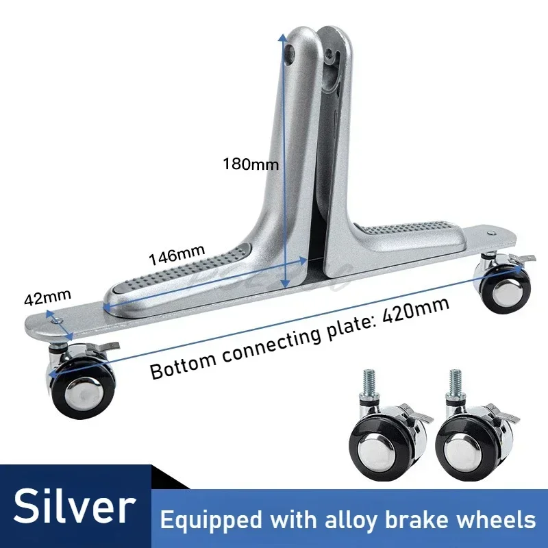 Aluminiumlegierung Mobile Bildschirm Fuß Bildschirmhalterung Basis Trennwand Stützhalterung Fester Bildschirm Fuß Balance Halterung