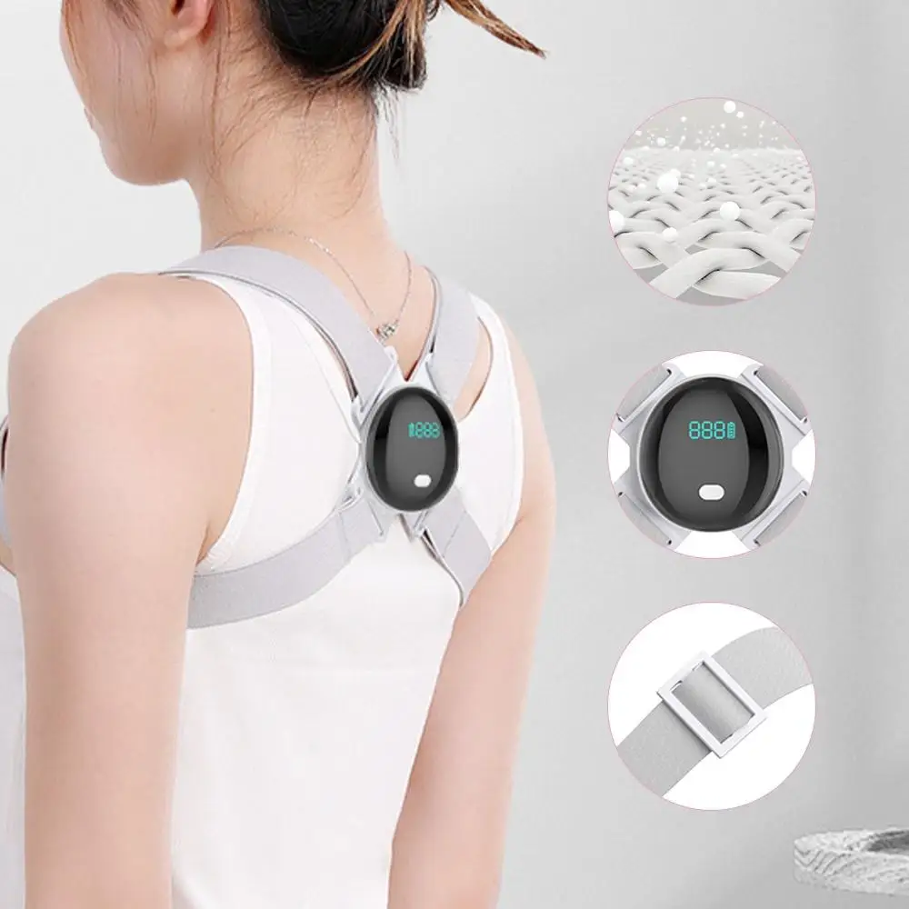 Adjustable Posture Corrector Vest USB Electric Back Support Belt Orthopedic Spine Corrector for Adults Back Pain Relief
