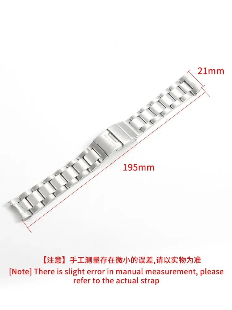 For Longines Conquest L3.781 Stainless Steel Double Press Buckle Diving Series L3.782 Stainless Steel Men 21mm Watchband