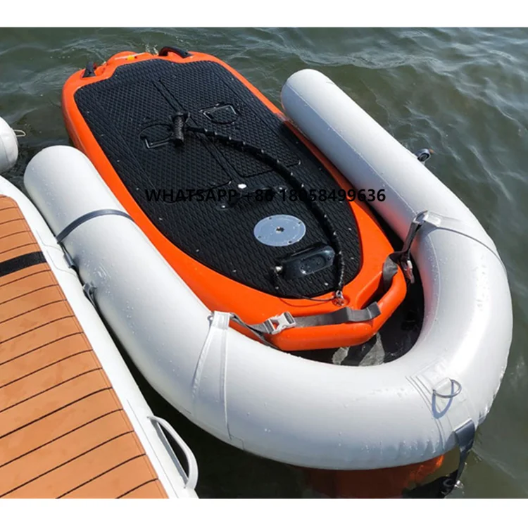 

Inflatable Floating C Dock Motorboat Surfing Board Water Playing Games