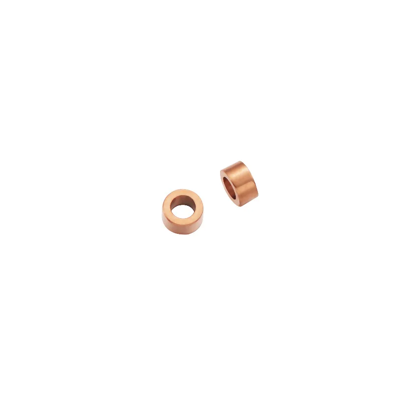10pcs/lot Stainless Steel Spacer Beads for Bracelets and Necklaces, DIY Round Beads, Small Hole Beads Jewelry Accessories