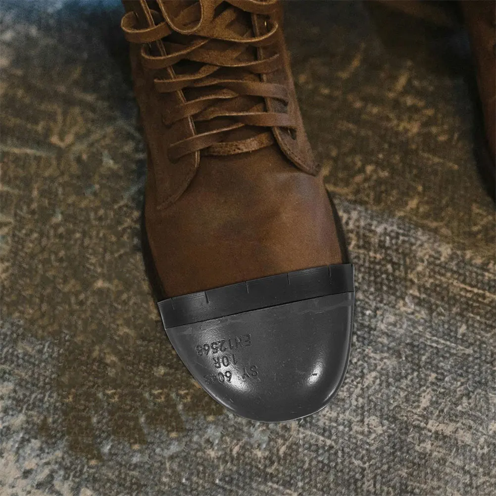 2 أزواج قبعات أمان لأصابع القدم إدراج للرجال النساء أحذية العمل حماية العمل مكافحة سحق ثقب برهان أغطية الحذاء