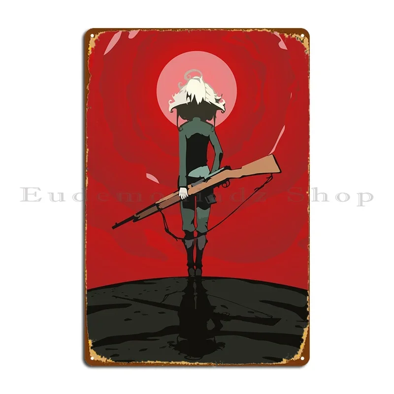 Tanya Metal Plaque Mural Mural Garage Wall Decor Character Tin Sign Poster