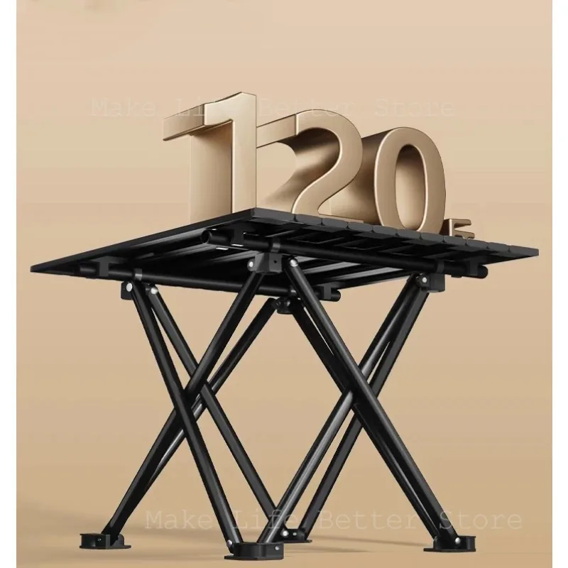 Black Portable Folding Table Foldable Outdoor Camping Table Folding Hiker Tourist Table Aluminium Climbing Tables