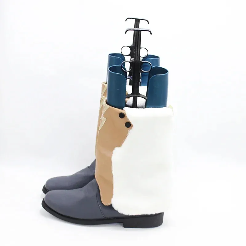 Ange Katrina Cosplay Shoes Vtuber Cosplay Props PU Leather Shoes Halloween Boots Custom Made