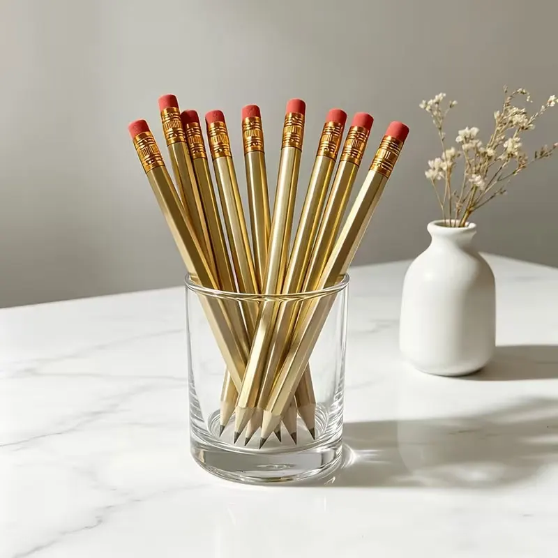 10Pcs/20Pcs/30Pcs/50Pcs/100Pcs Customizable Short Pencils 3.94inch，Customizable for Advertising, Holidays, Weddings, Student Rewards, Fun Gifts, Student Pencils Available in Multiple Colors, Perfect for Valentine's Day, Christmas, Halloween, and Teacher's Day as the Best Gift Options