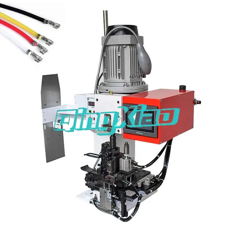 Automatic Strip Crimp Terminal Machine Wire Splitting Isolation Multi Core Cable Cutting Stripping Terminal Crimping All In One