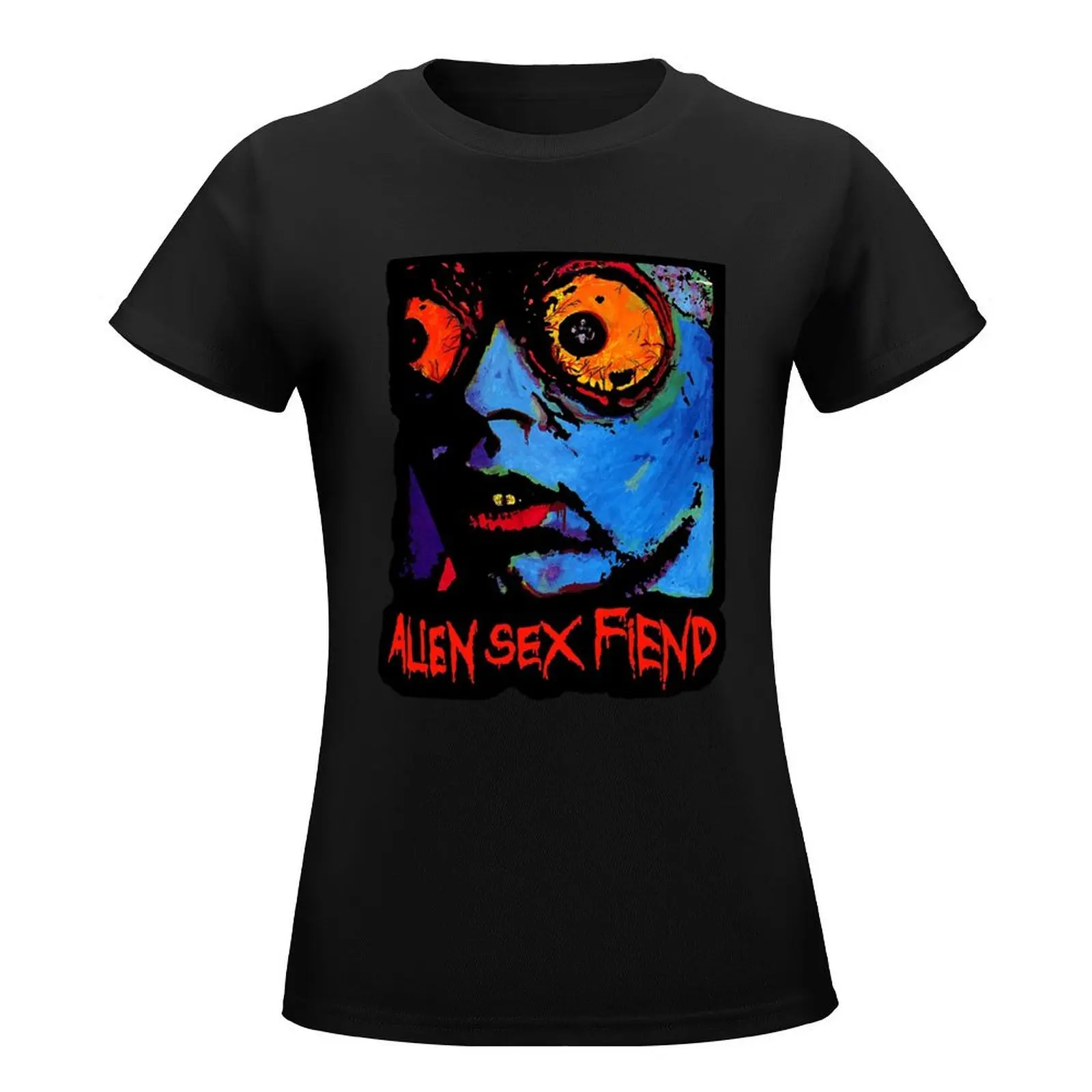 ALIEN SEX FIEN MUSIC PUNK T-Shirt kawaii clothes aesthetic clothes t shirts for Women loose fit