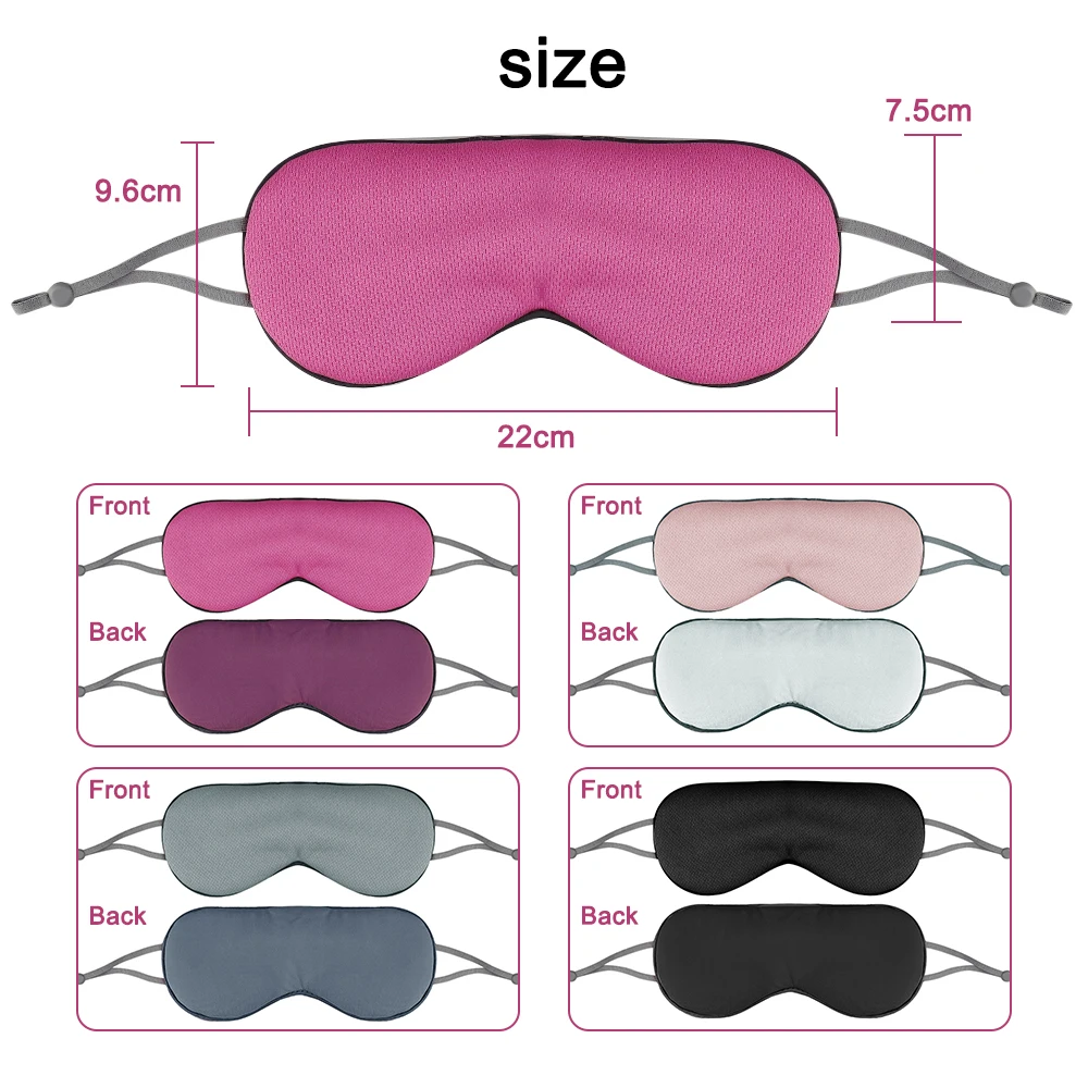 Universal Shading Sleep Aid Eye Face Mask Double-sided Sleeping Eye Mask Ventilation Lunch Break Eye Mask Breathable Eyeshade image 2