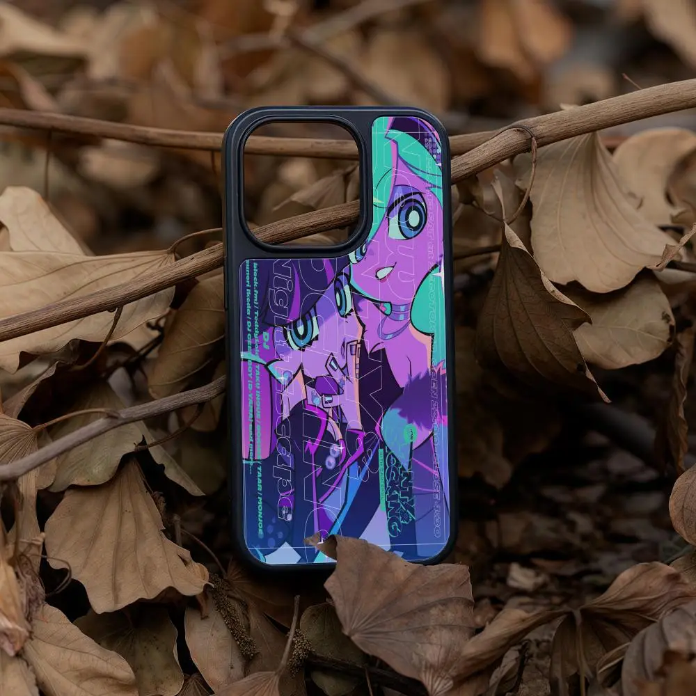 

Panty and Stocking with Garterbelt Phone Case For iPhone 17 16 15 14 13 12 Pro Max Plus Acrylic Carbon Fiber Hard Shell