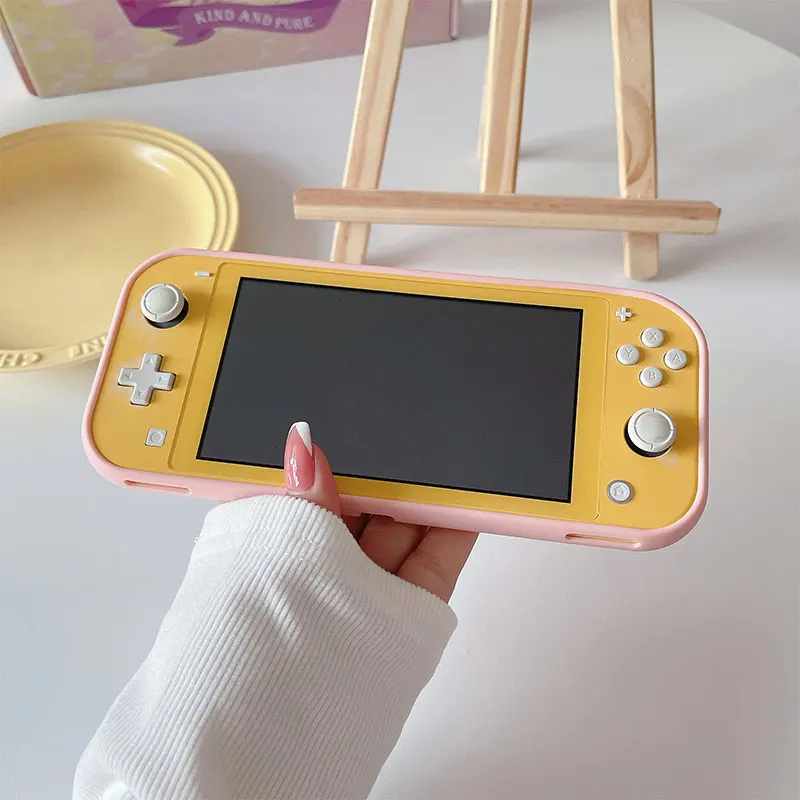 Soft TPU Silicone Case For Nintendo Switch Lite Game Console Skin Shell Cute Cartoon NS Lite Protective Cover Accessories