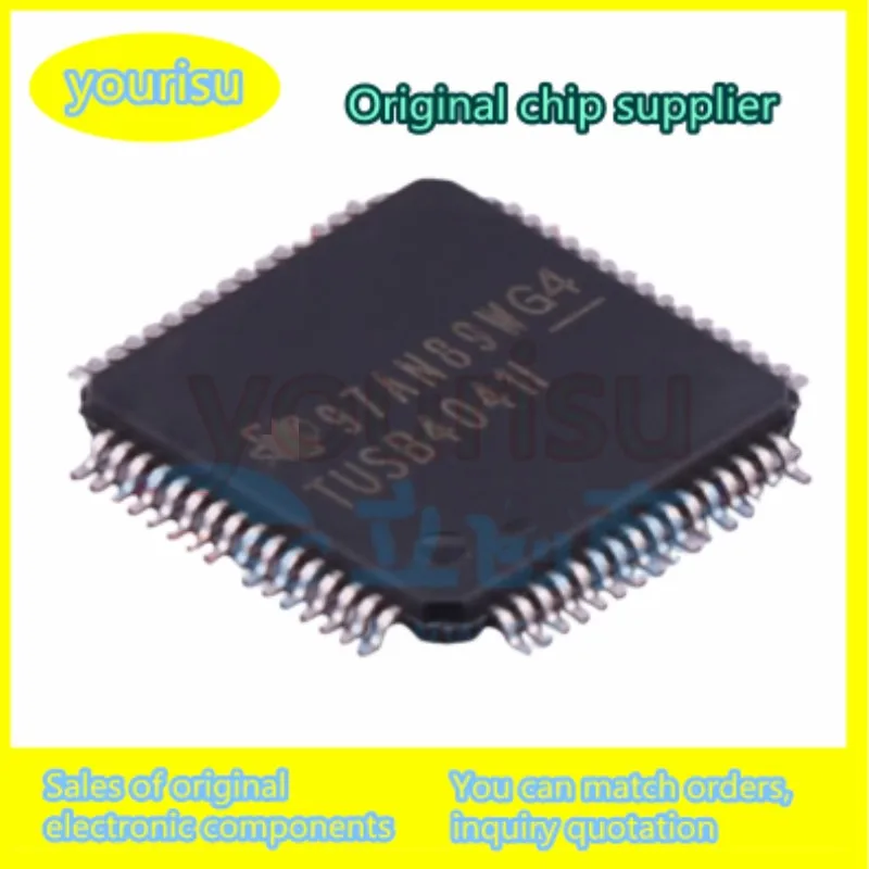 2Pcs/Lot TUSB4041IPAPR TUSB4041IPAPT TUSB4041I TUSB4041 IC USB 2.0 4PORT HUB 64HTQFP Chip