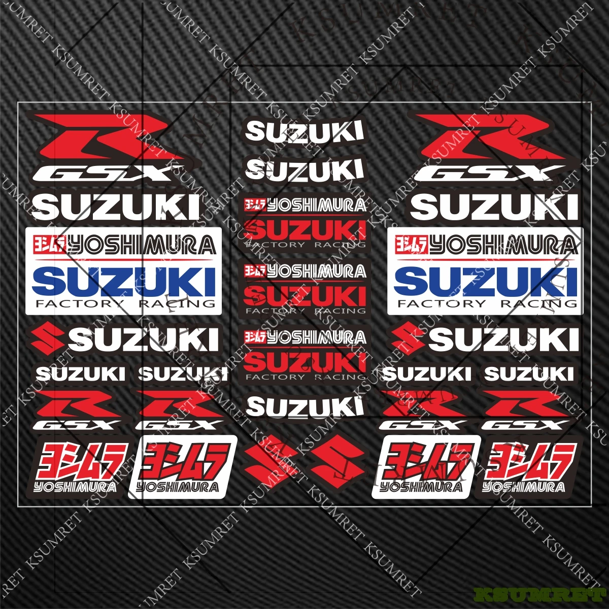 

For Suzuki Motorcycle Sticker Reflcetive Decal