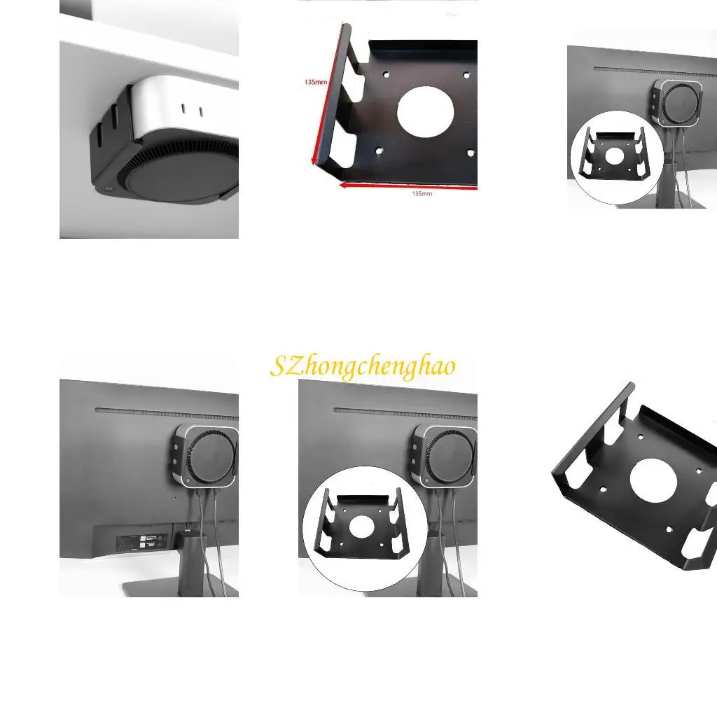 

Carbon Steel Secure Under Desk CPU Bracket for Mfour 601D