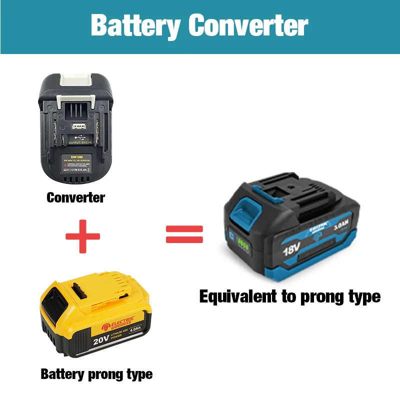 Electric Goddess Portable Multi-function Cordless Electric Vacuum Cleaner Dust Carpet Clean Machine For Makita 18v Battery Pin