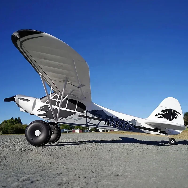 Large Scale PA-18 Super Cub EP RC Plane PNP by FMS 1700mm with Reflex V2 Rugged Landing Gear and Preinstalled Lights