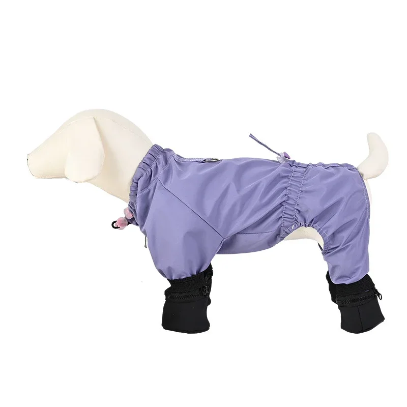 

Small Dog Clothes Jumpsuit Waterproof Clothing for Dog Rompers Yorkshire Terrier Pomeranian Shih Tzu Maltese Puppy Clothing