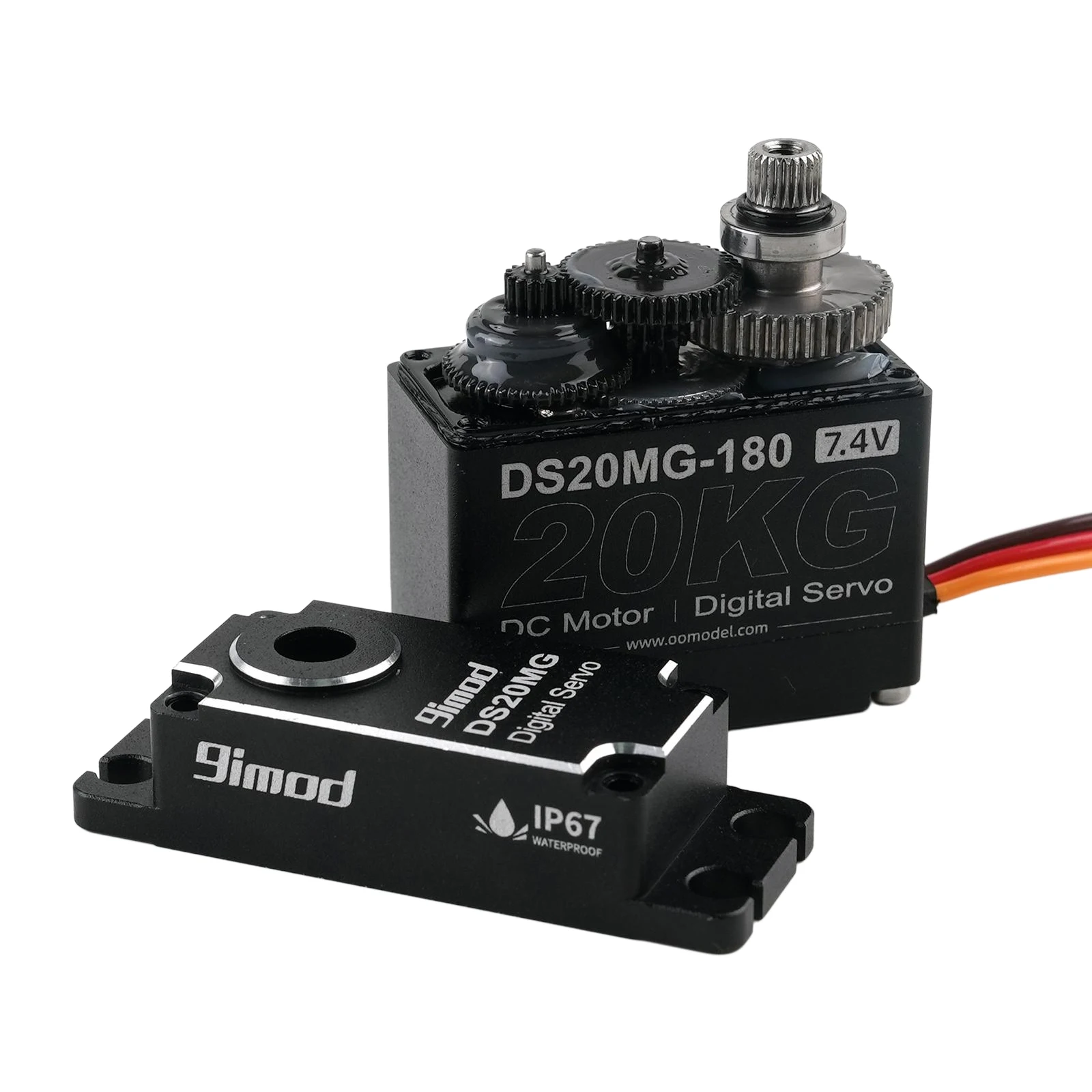 9imod DS20MG 20kg 7.4V Servo digitale impermeabile Full Metal Gears per 1:8 1:10 RC Crawler SCX10 TRX4 D90
