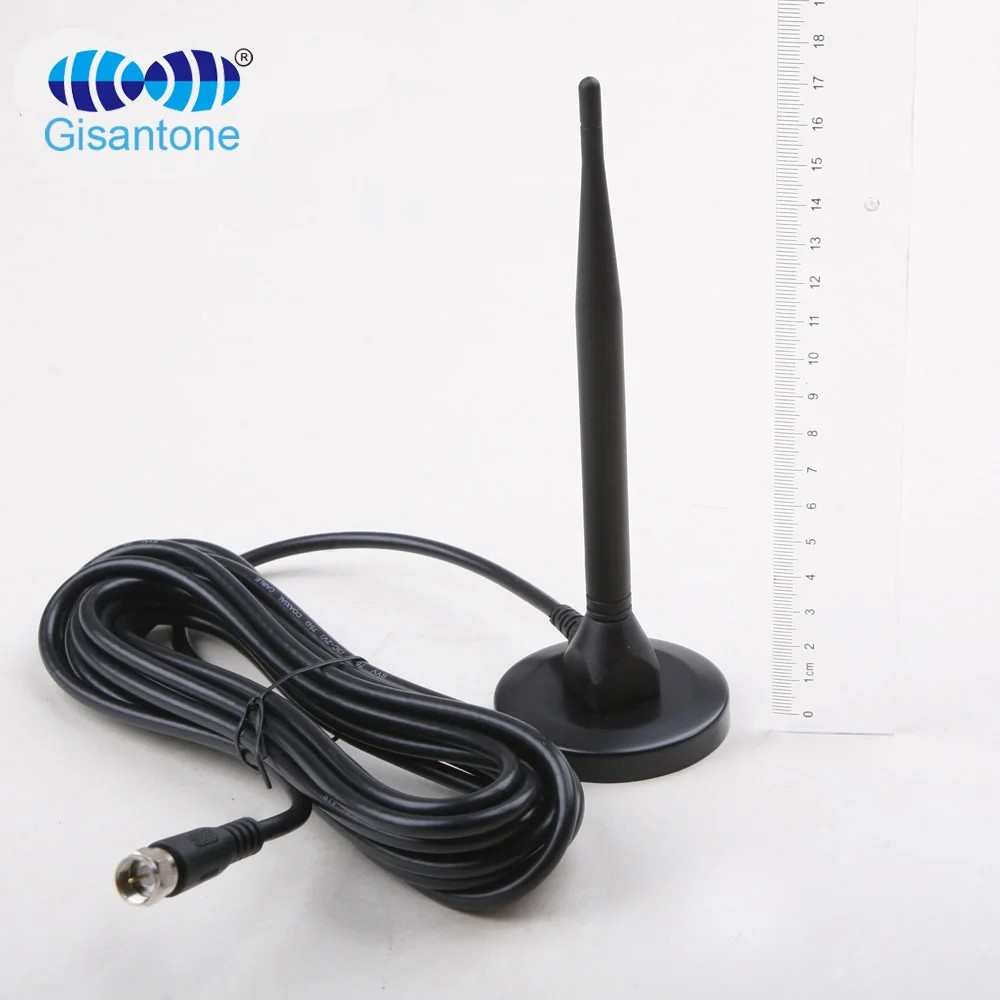 Wireless passive indoor radio clear hdtv car antenna with iec connector