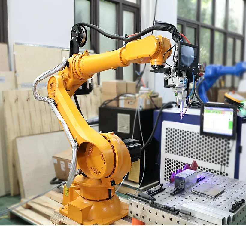 ESTUN 6-Axis Industrial Robot Arm with PLC & Motor for High Precision CNC Welding CNGBS Brand