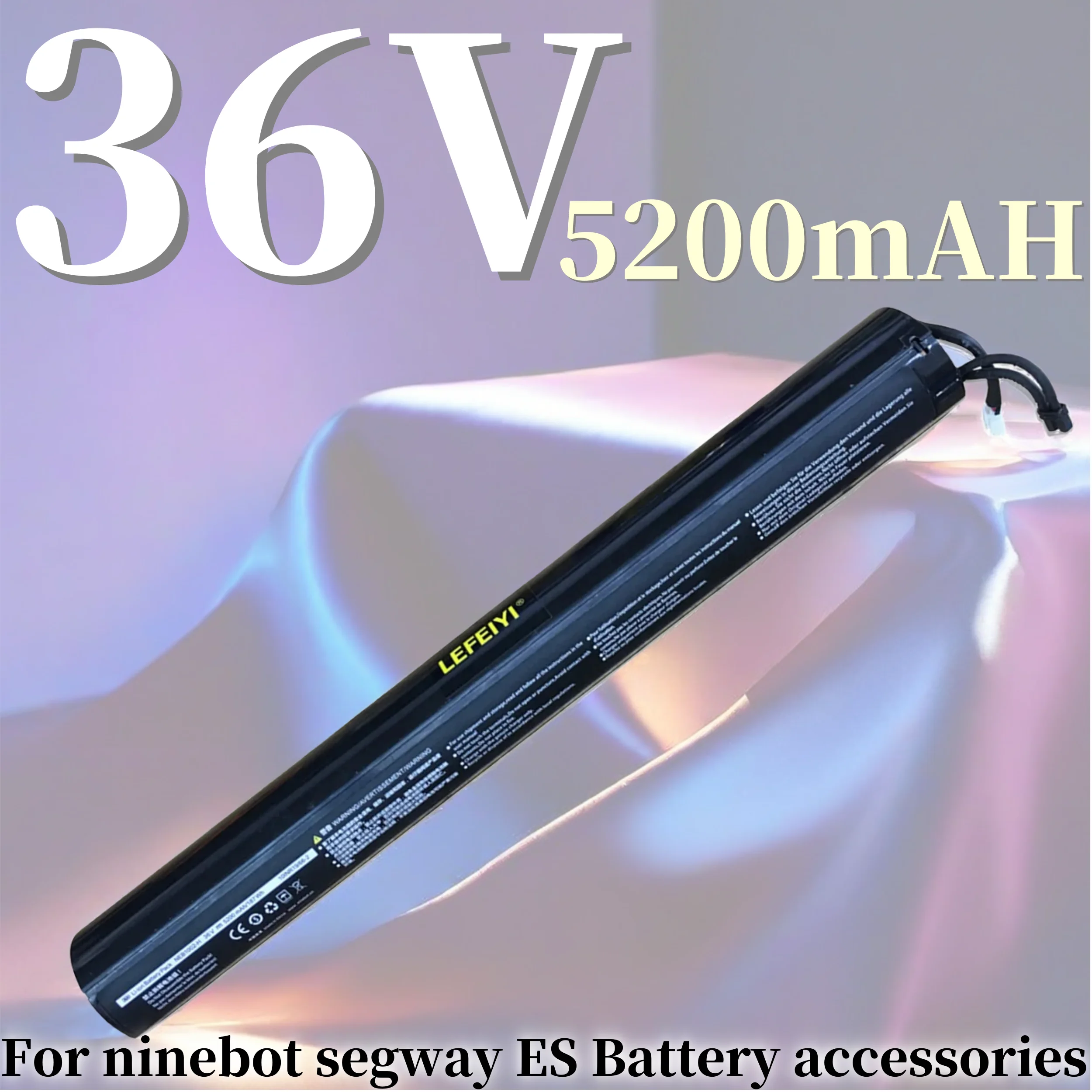 

100% Brand New 36V 5200mAh Battery Pack, Suitable for Ninebot Segway Es1 / ES2 / Es3 / Es4 Scooter